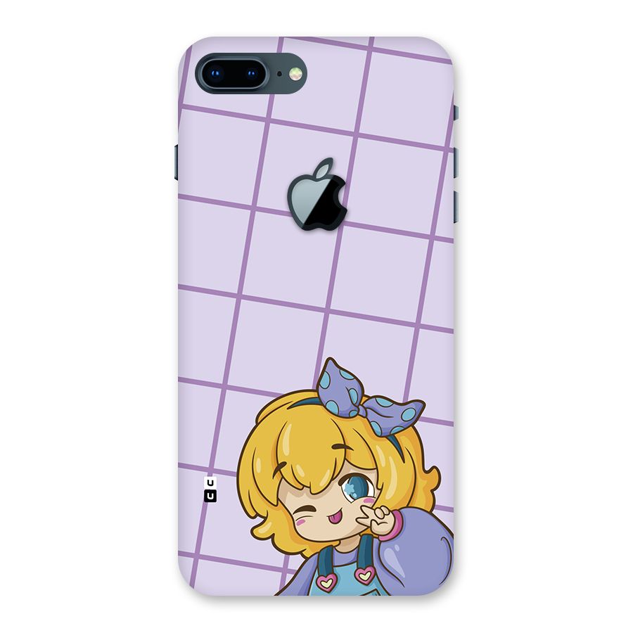 Cute Anime Illustration Back Case for iPhone 7 Plus Apple Cut