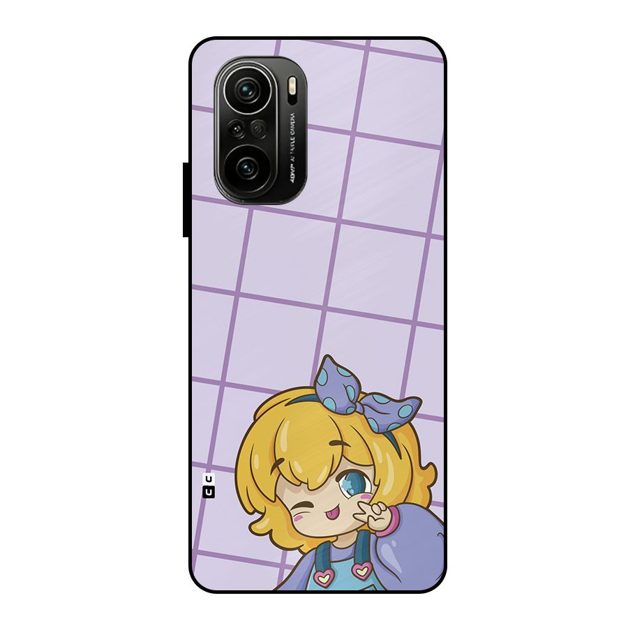 Cute Anime Illustration Metal Back Case for Mi 11x