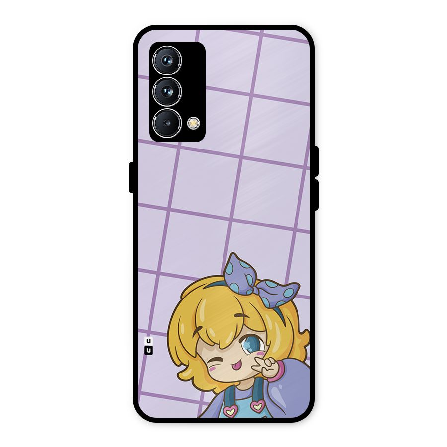 Cute Anime Illustration Metal Back Case for Realme GT Master Edition
