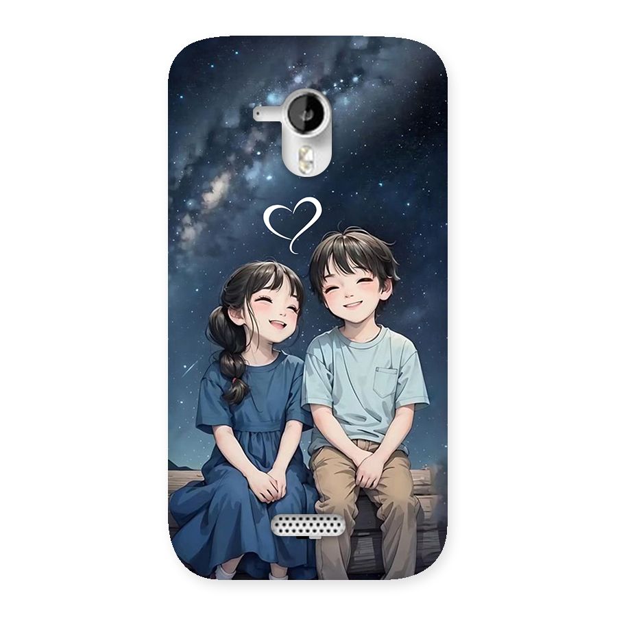 Cute Anime Teens Back Case for Canvas HD A116