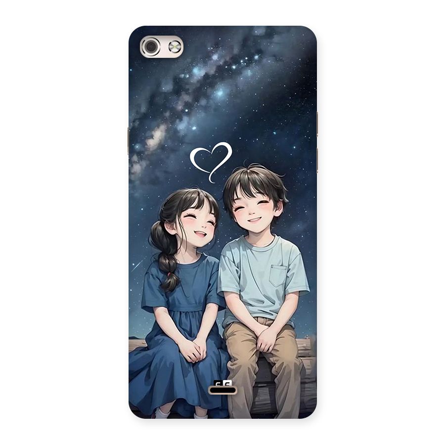 Cute Anime Teens Back Case for Canvas Silver 5
