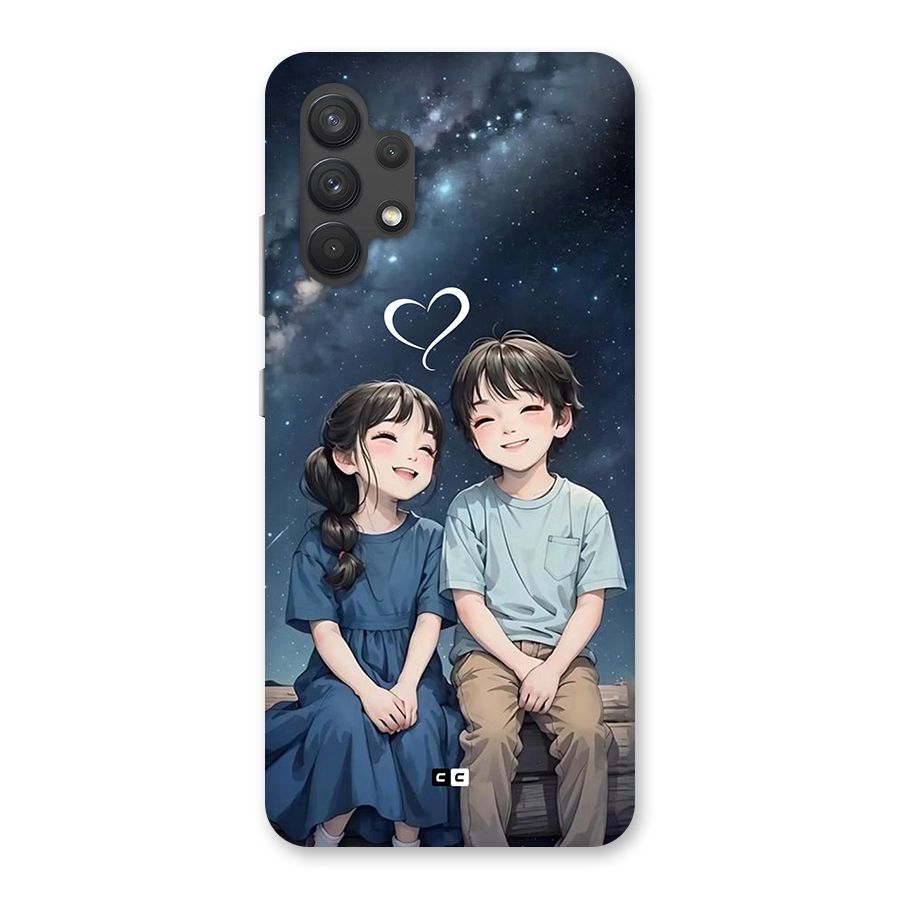 Cute Anime Teens Back Case for Galaxy A32