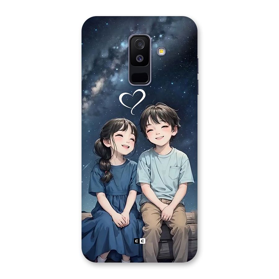 Cute Anime Teens Back Case for Galaxy A6 Plus