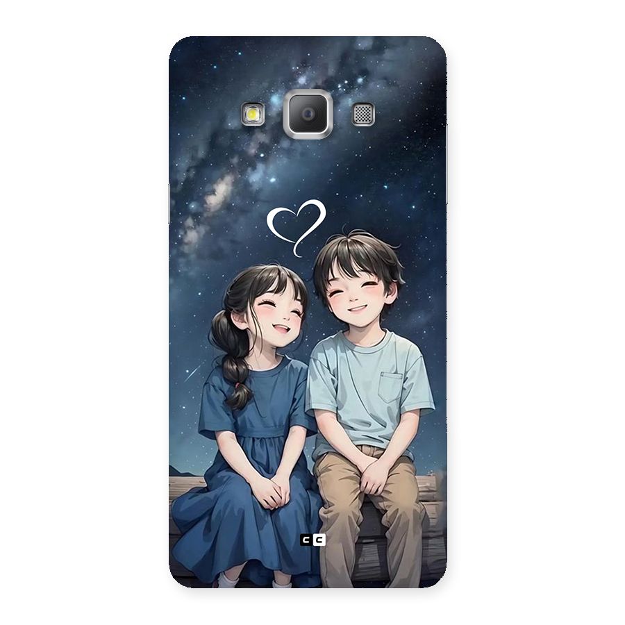Cute Anime Teens Back Case for Galaxy A7