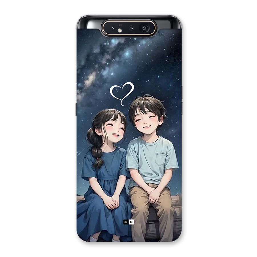 Cute Anime Teens Back Case for Galaxy A80