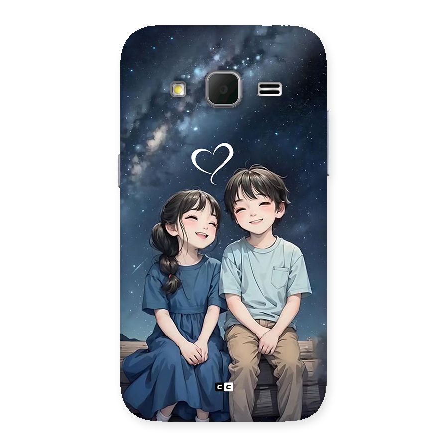 Cute Anime Teens Back Case for Galaxy Core Prime