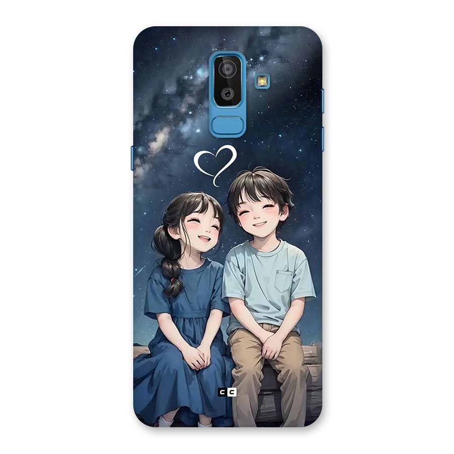 Cute Anime Teens Back Case for Galaxy J8