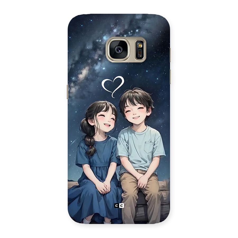 Cute Anime Teens Back Case for Galaxy S7