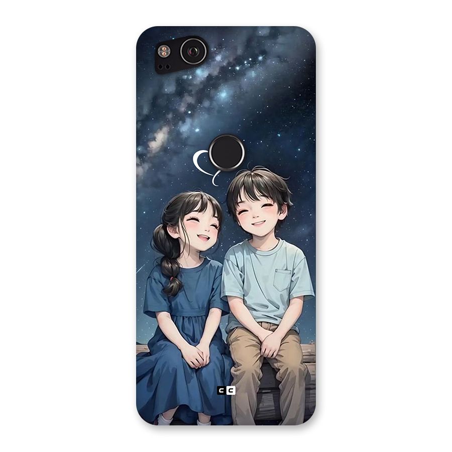 Cute Anime Teens Back Case for Google Pixel 2