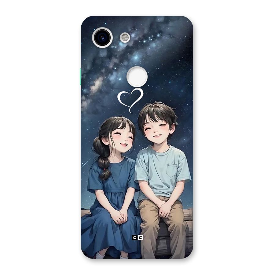 Cute Anime Teens Back Case for Google Pixel 3
