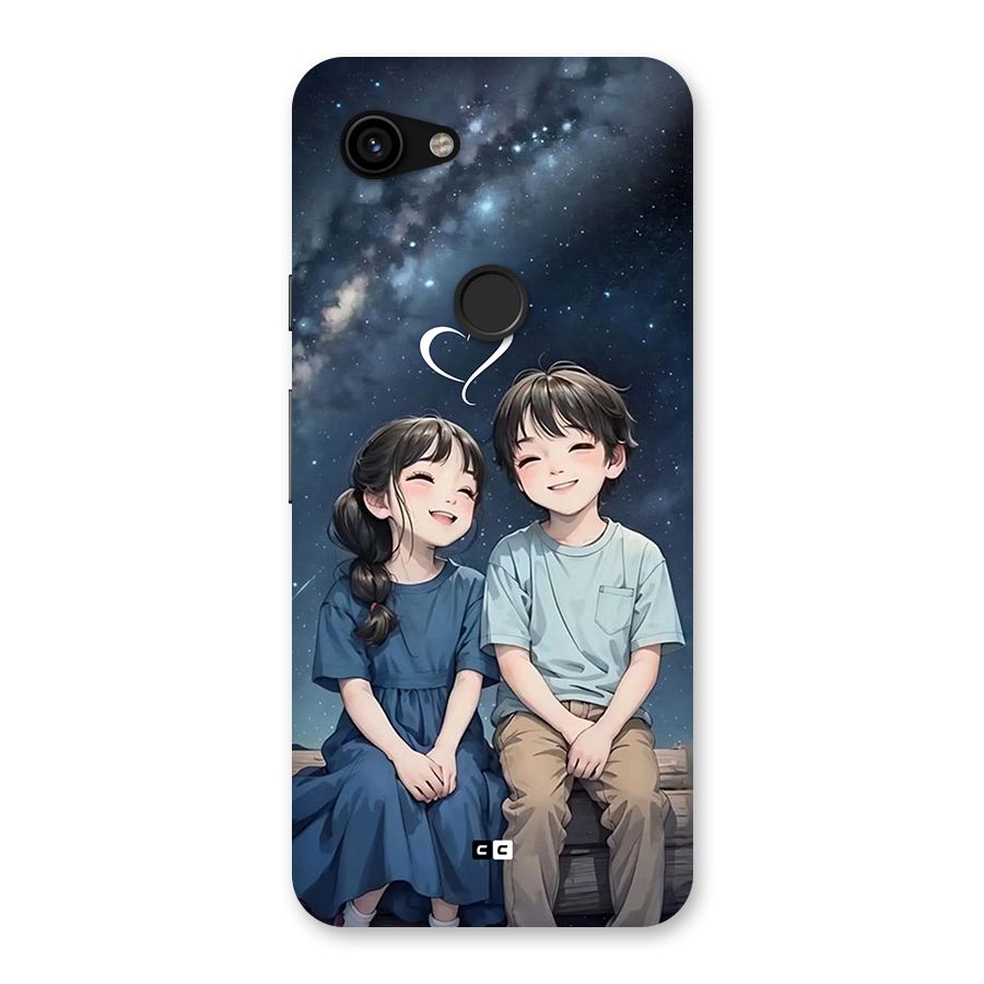 Cute Anime Teens Back Case for Google Pixel 3a