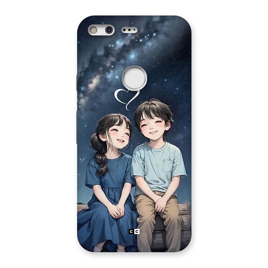 Cute Anime Teens Back Case for Google Pixel XL