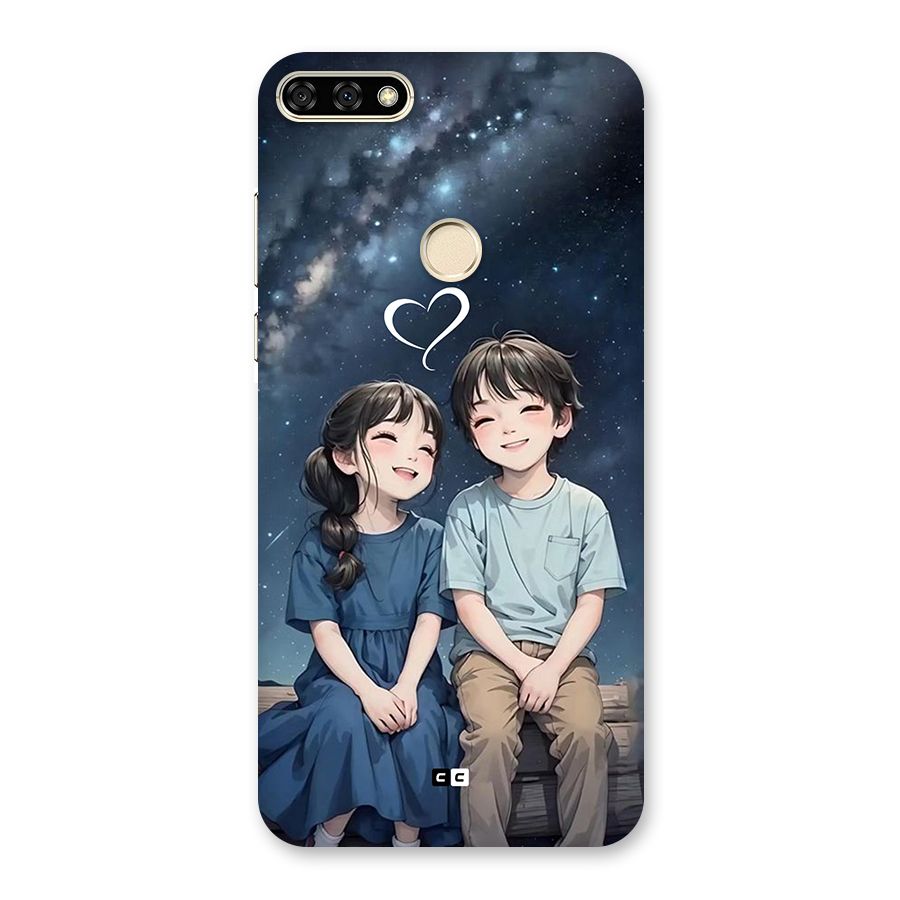Cute Anime Teens Back Case for Honor 7A