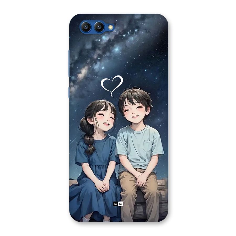 Cute Anime Teens Back Case for Honor View 10