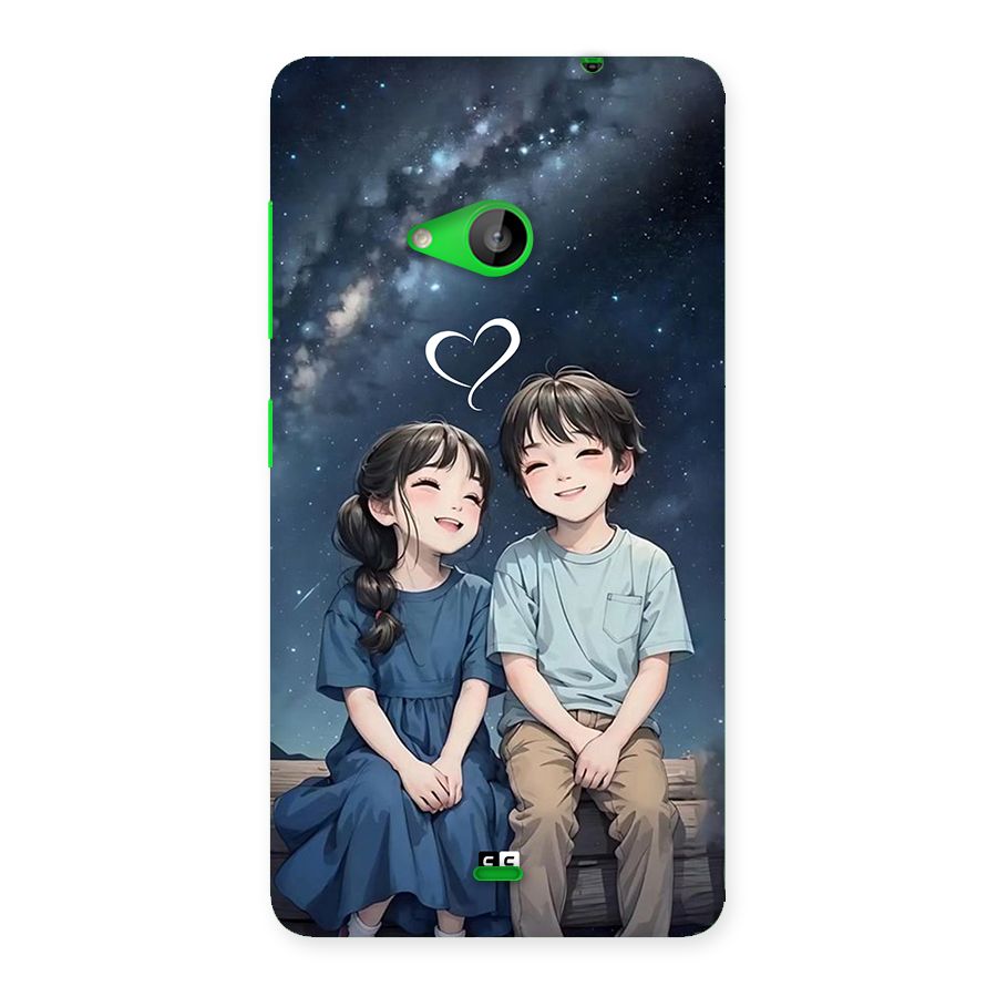 Cute Anime Teens Back Case for Lumia 535
