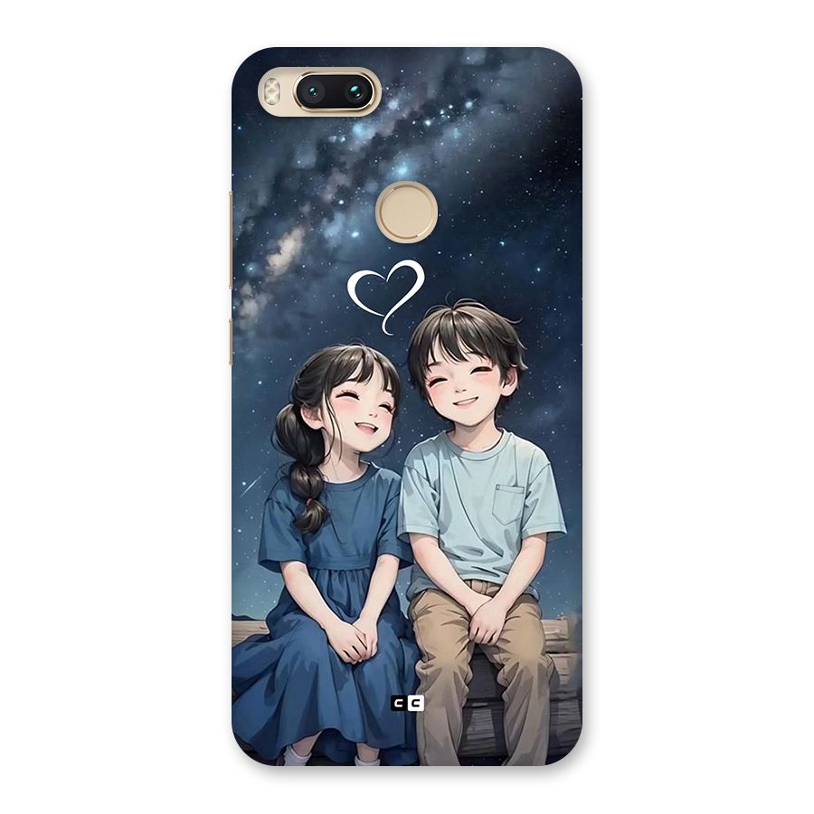 Cute Anime Teens Back Case for Mi A1