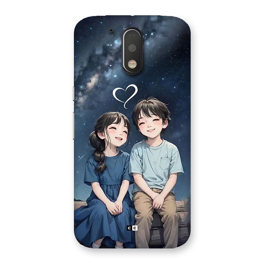 Cute Anime Teens Back Case for Moto G4 Plus