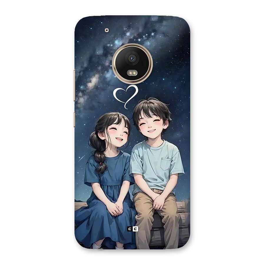 Cute Anime Teens Back Case for Moto G5 Plus