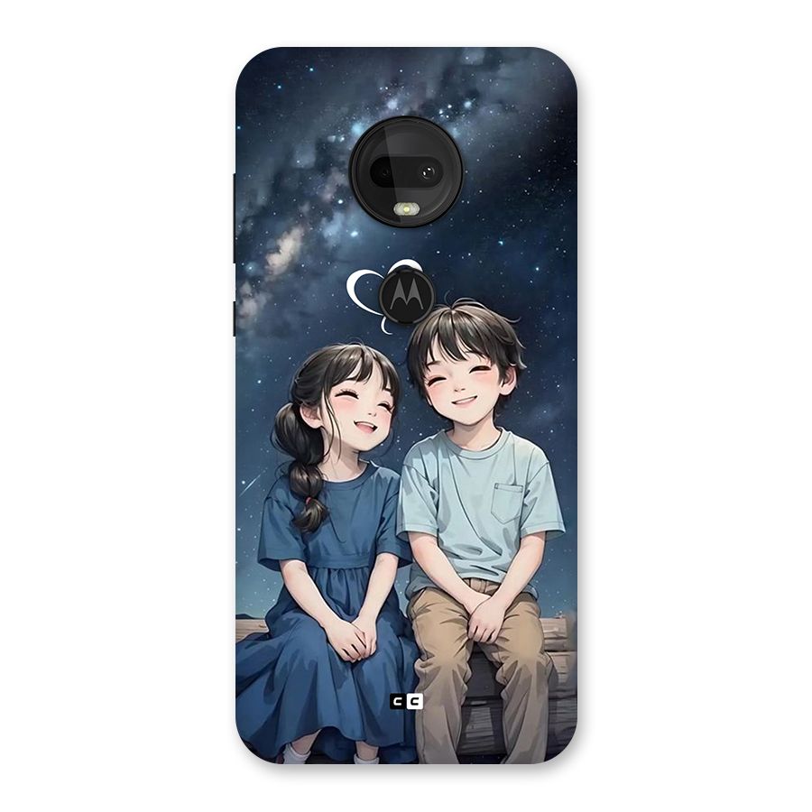 Cute Anime Teens Back Case for Moto G7