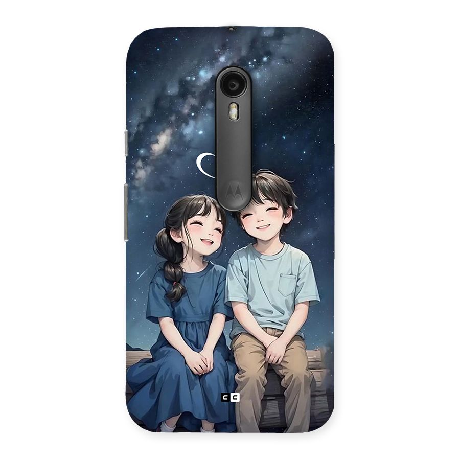 Cute Anime Teens Back Case for Moto G Turbo