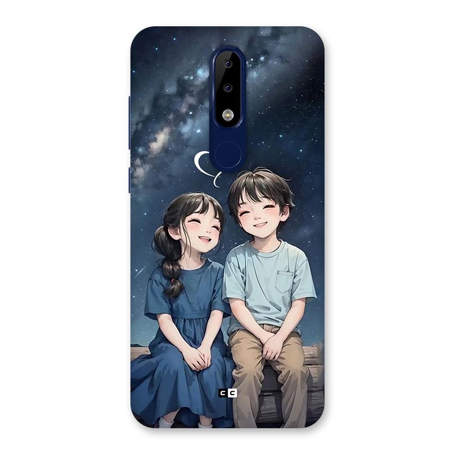 Cute Anime Teens Back Case for Nokia 5.1 Plus