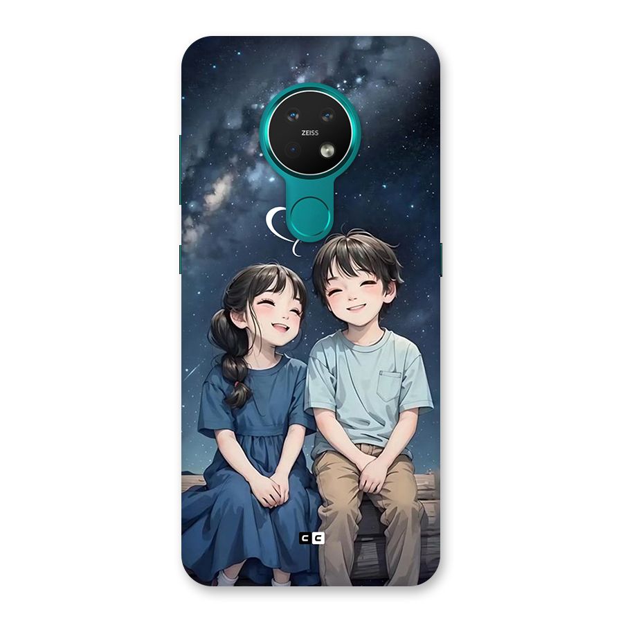 Cute Anime Teens Back Case for Nokia 7.2