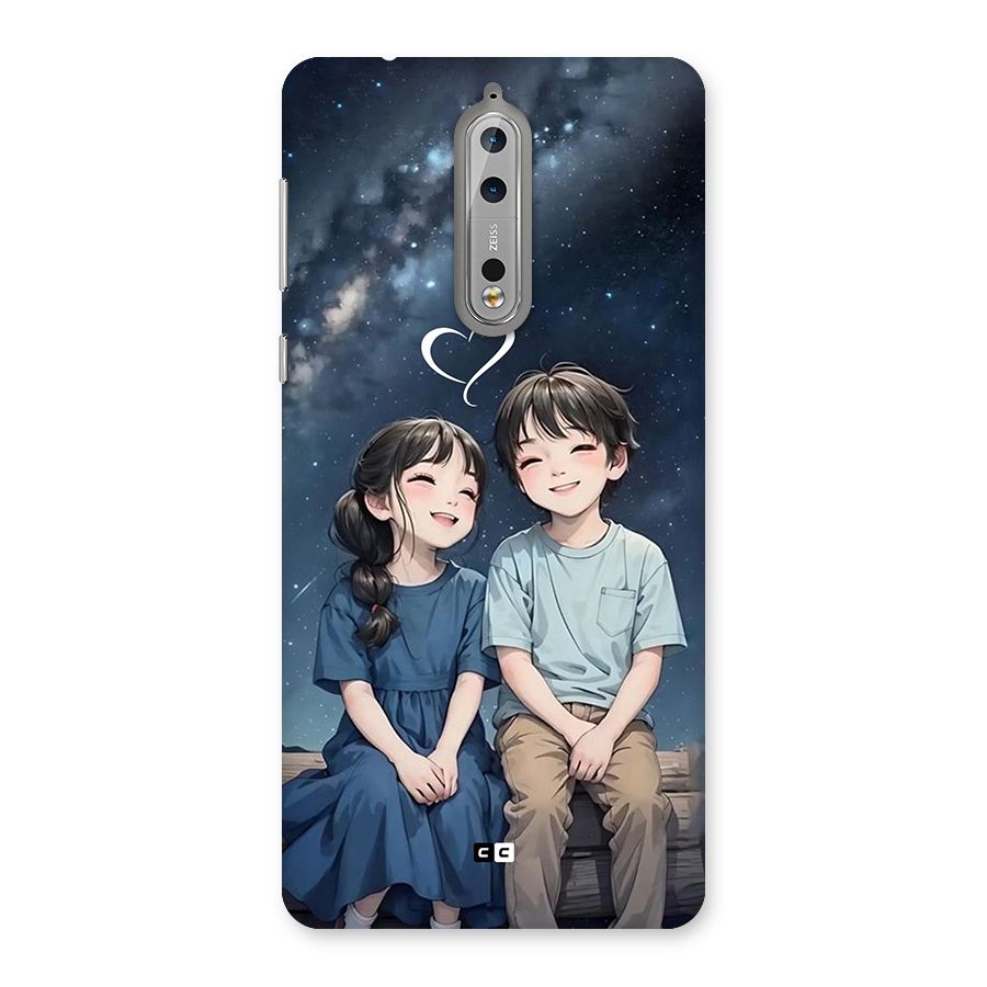 Cute Anime Teens Back Case for Nokia 8
