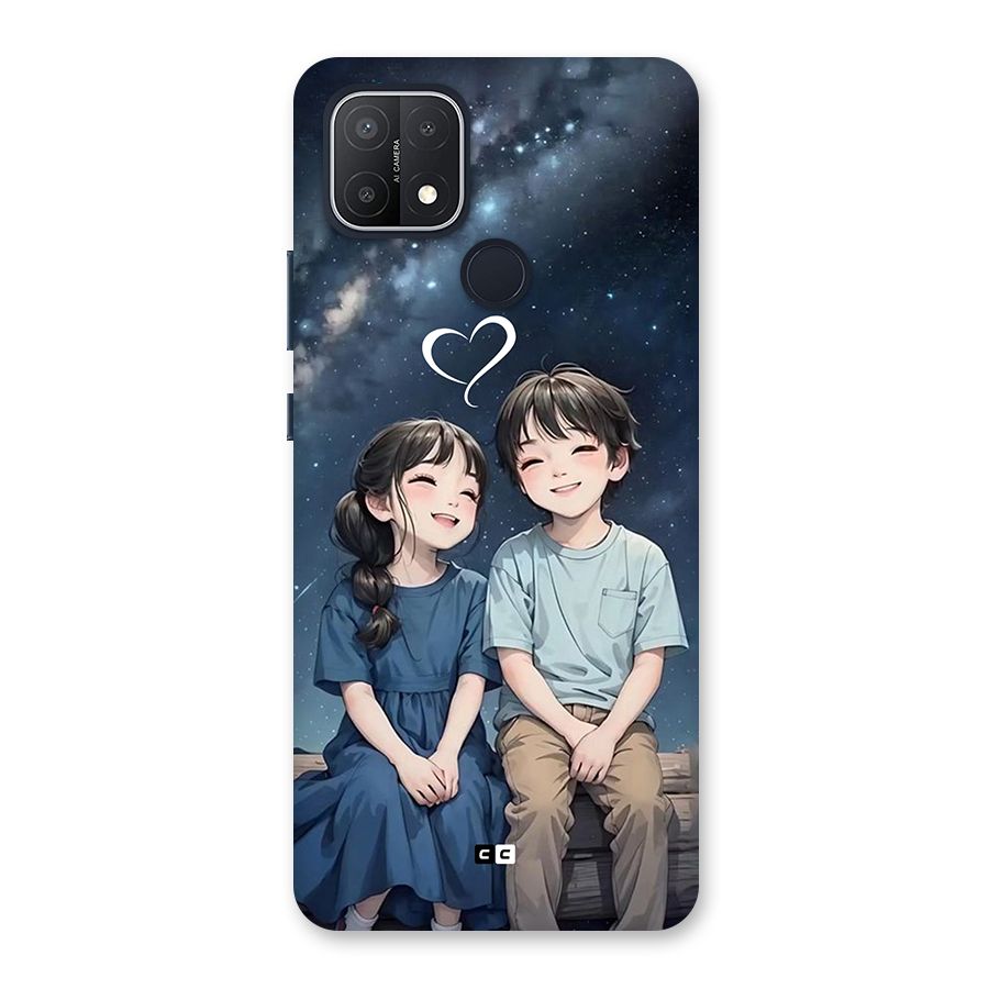 Cute Anime Teens Back Case for Oppo A15