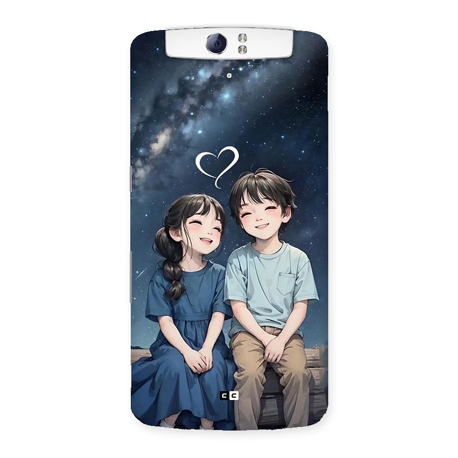 Cute Anime Teens Back Case for Oppo N1