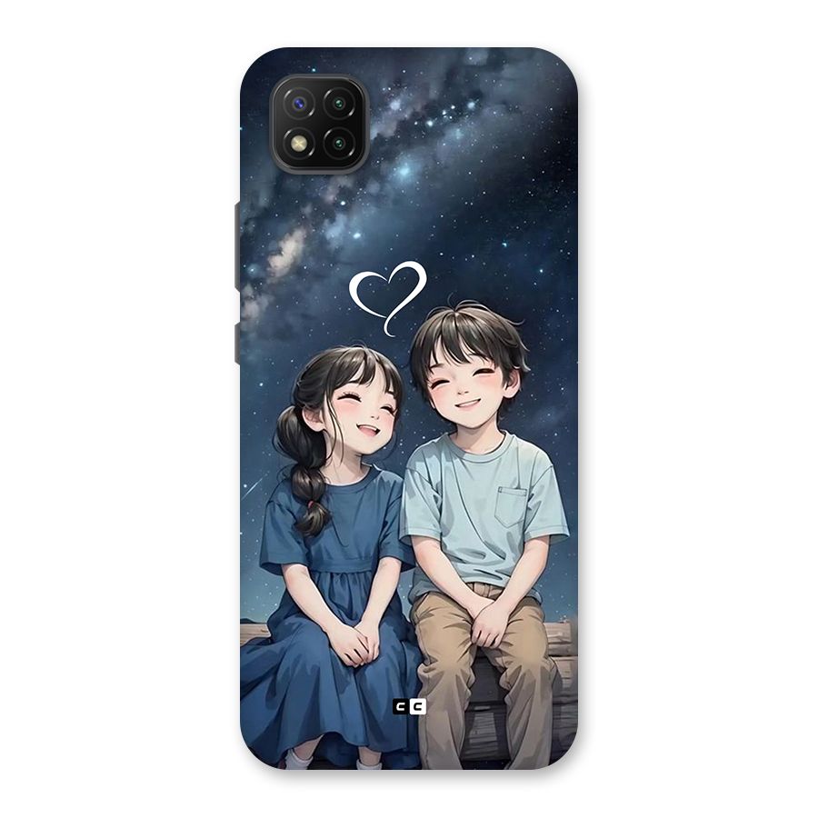 Cute Anime Teens Back Case for Poco C3
