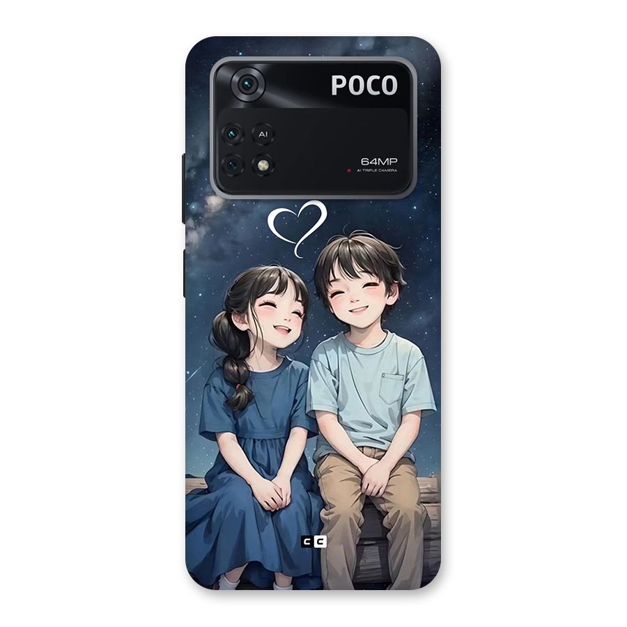 Cute Anime Teens Back Case for Poco M4 Pro 4G