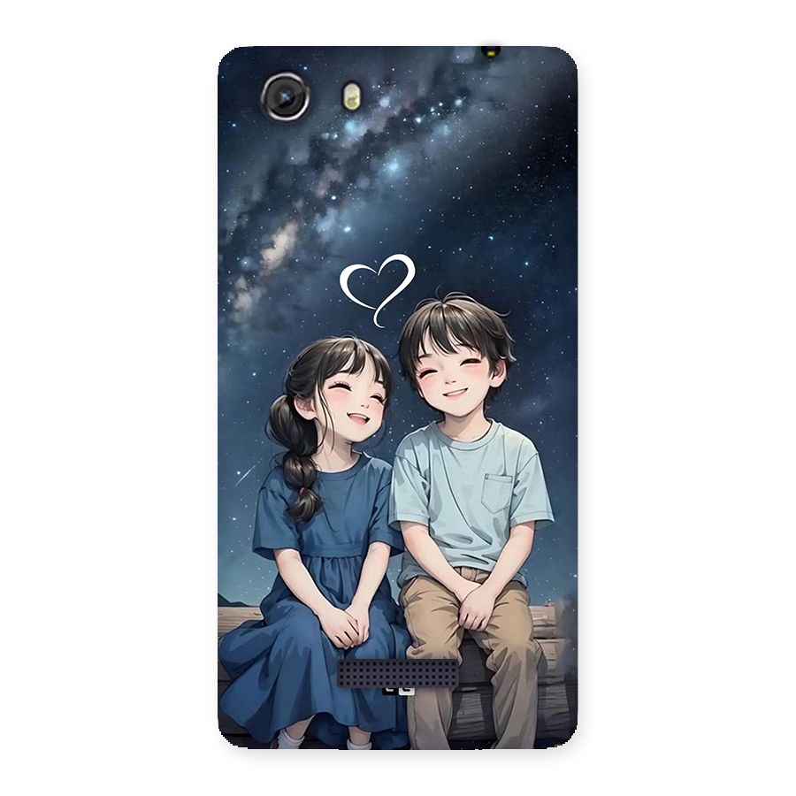 Cute Anime Teens Back Case for Unite 3