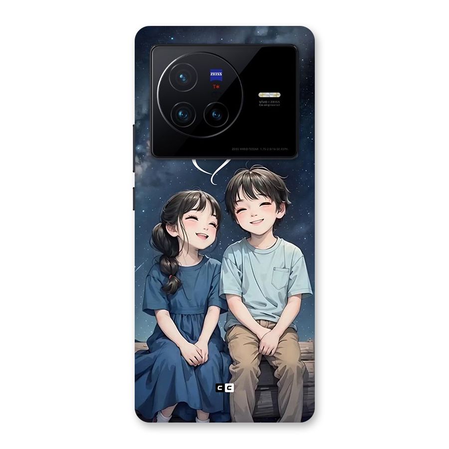 Cute Anime Teens Back Case for Vivo X80