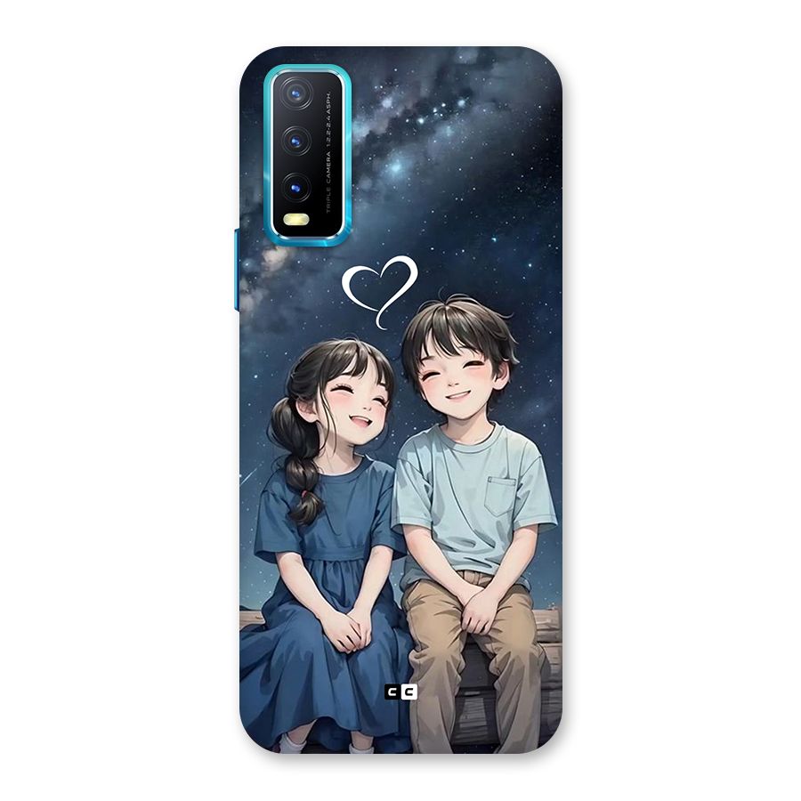 Cute Anime Teens Back Case for Vivo Y20A