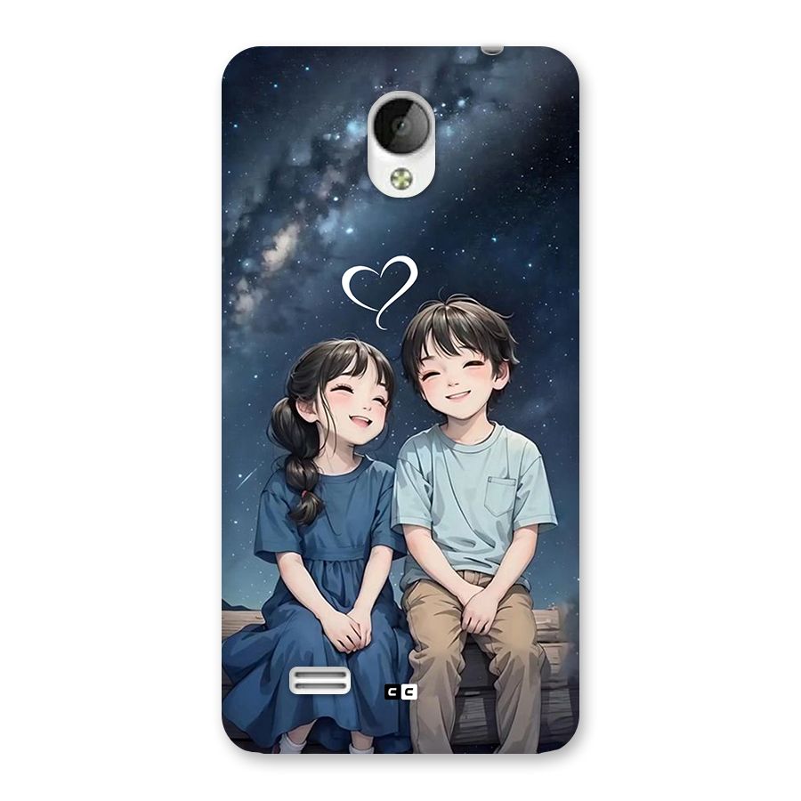 Cute Anime Teens Back Case for Vivo Y21