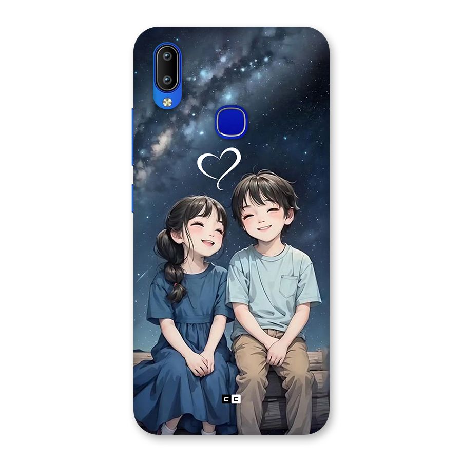 Cute Anime Teens Back Case for Vivo Y91