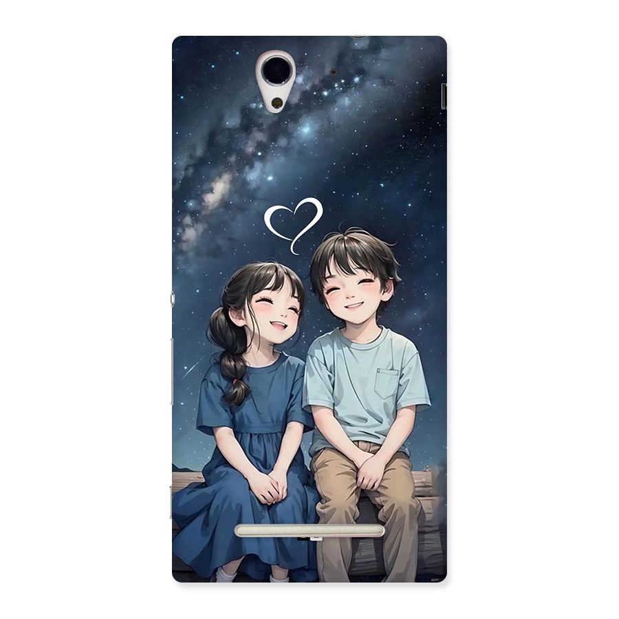 Cute Anime Teens Back Case for Xperia C3