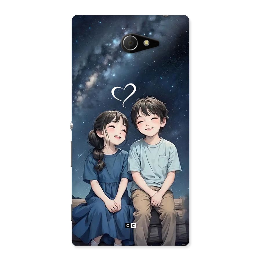 Cute Anime Teens Back Case for Xperia M2