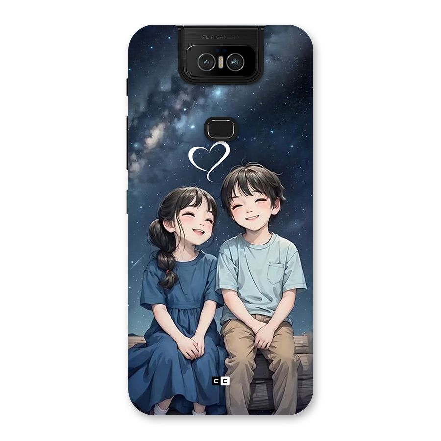 Cute Anime Teens Back Case for Zenfone 6z