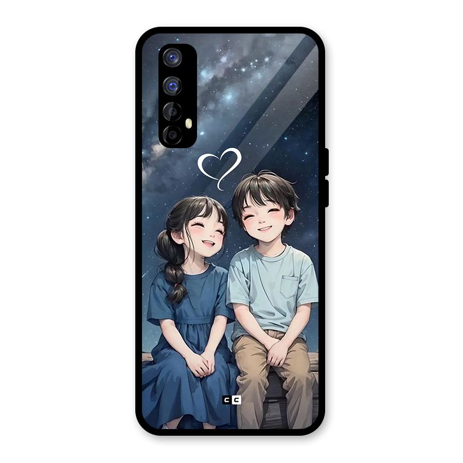 Cute Anime Teens Glass Back Case for Realme Narzo 20 Pro