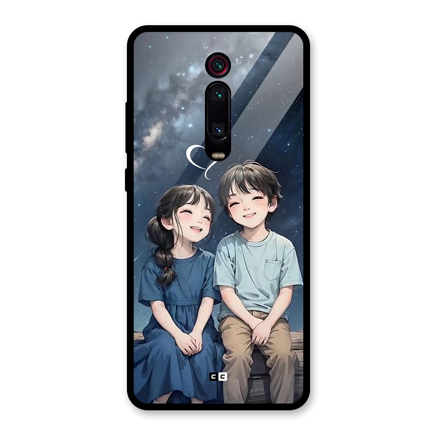Cute Anime Teens Glass Back Case for Redmi K20