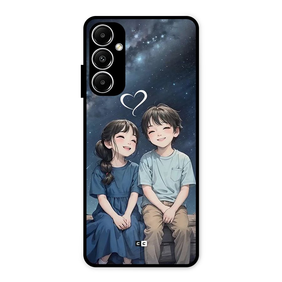 Cute Anime Teens Metal Back Case for Galaxy A05s