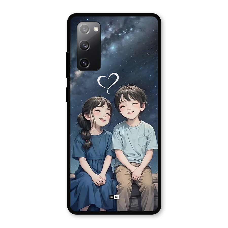 Cute Anime Teens Metal Back Case for Galaxy S20 FE 5G