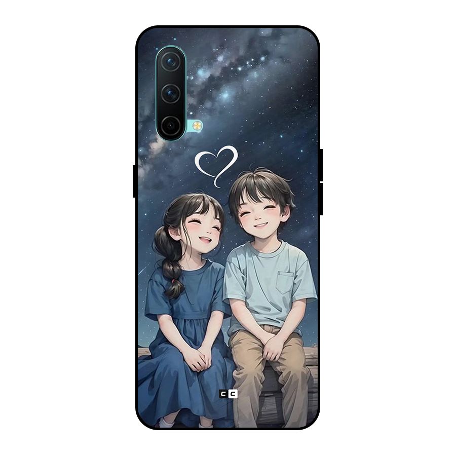 Cute Anime Teens Metal Back Case for Nord CE 5g