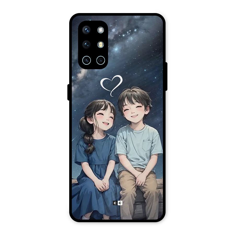 Cute Anime Teens Metal Back Case for OnePlus 9R