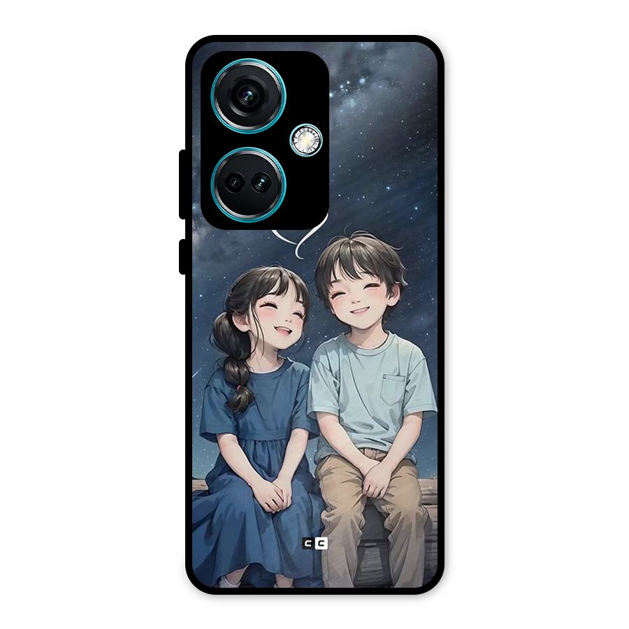 Cute Anime Teens Metal Back Case for OnePlus Nord CE 3 5G