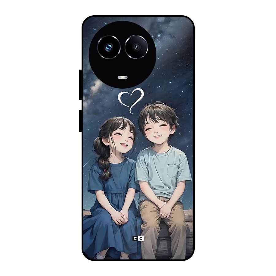 Cute Anime Teens Metal Back Case for Realme 11 5G
