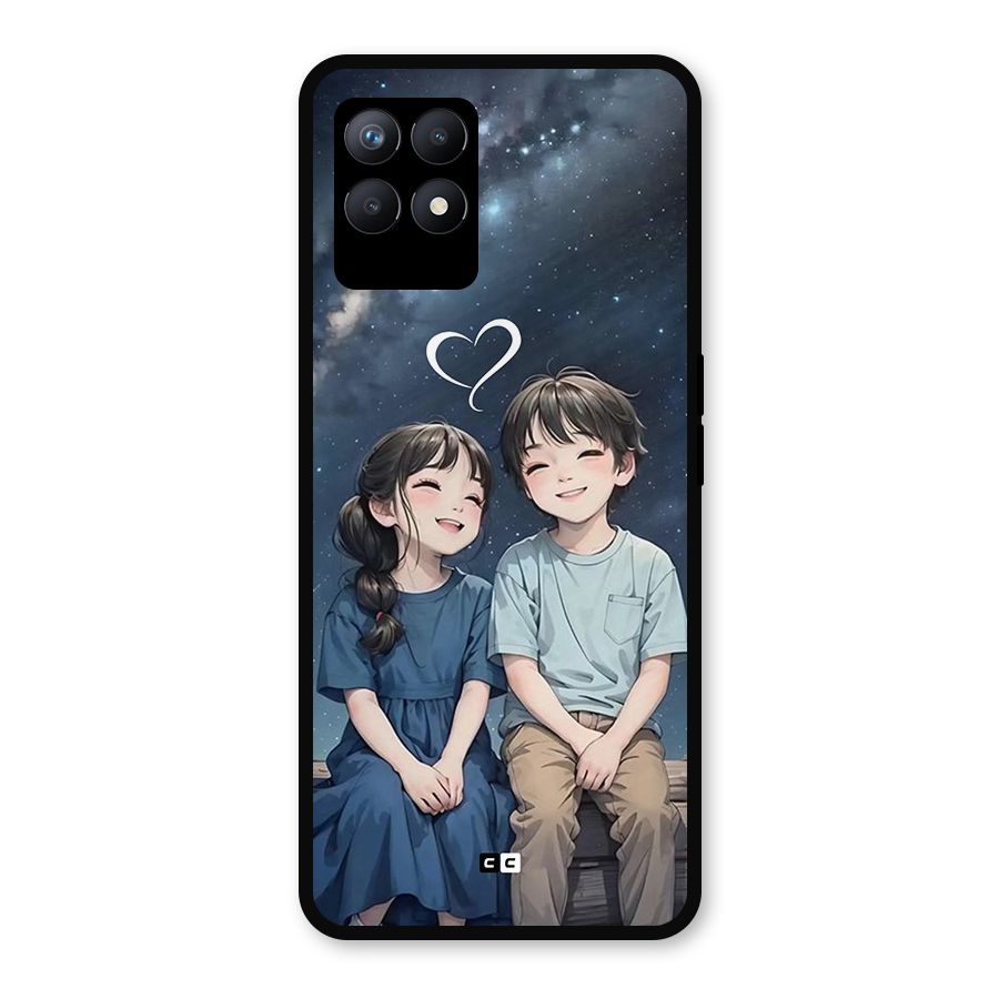 Cute Anime Teens Metal Back Case for Realme Narzo 50