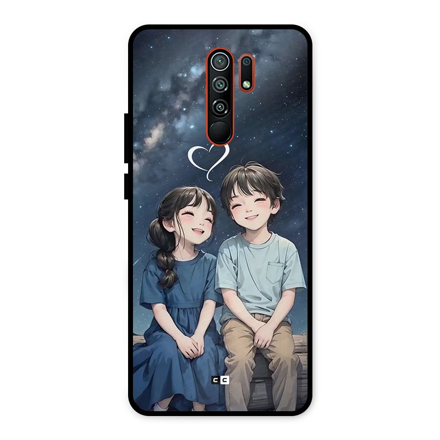 Cute Anime Teens Metal Back Case for Redmi 9 Prime