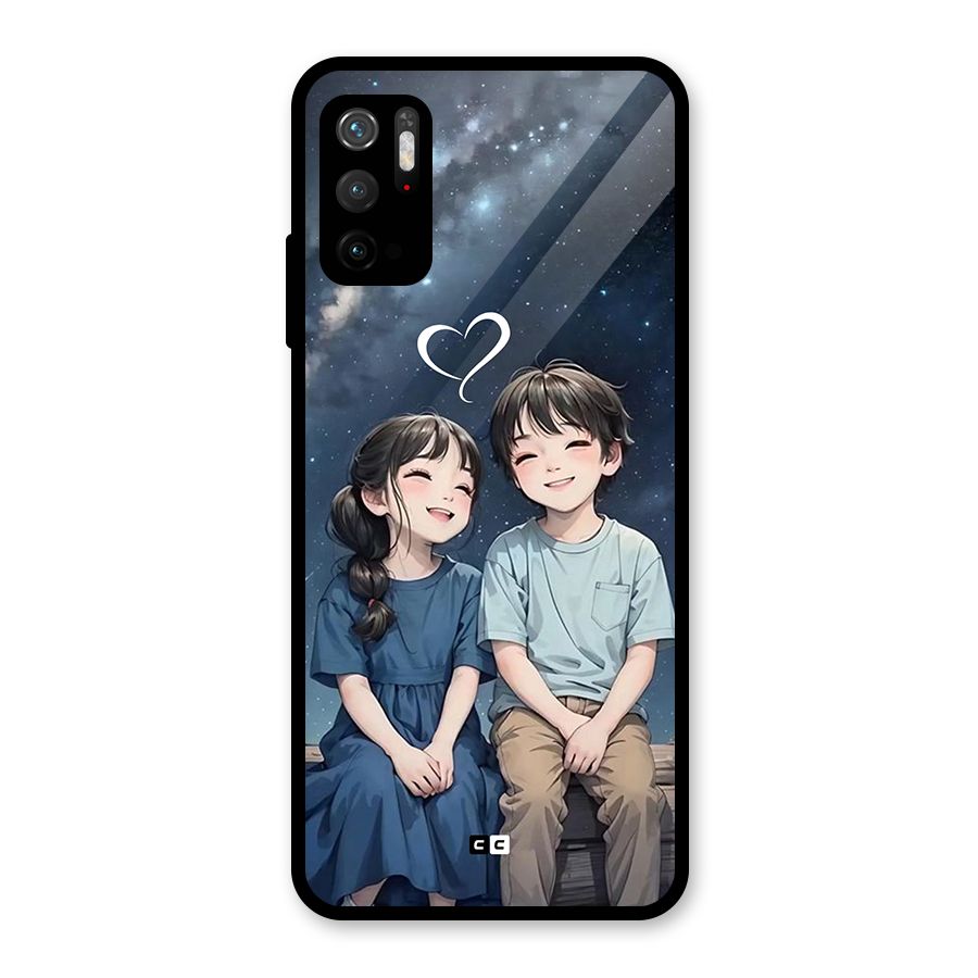 Cute Anime Teens Metal Back Case for Redmi Note 10T 5G